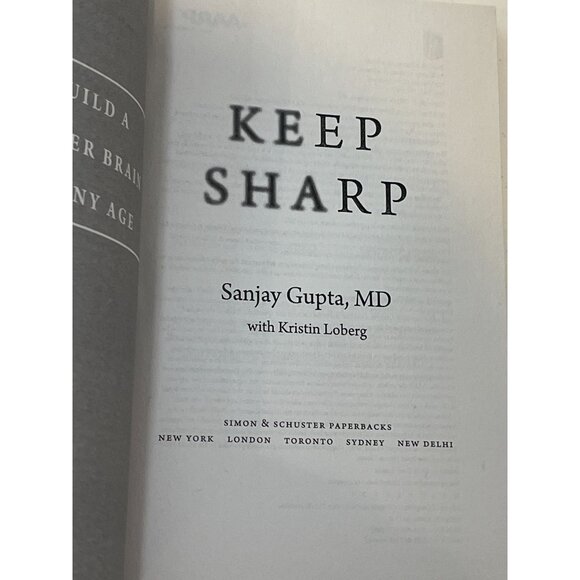 Keep Sharp Sanjay Gupta Book Build a Better Brain at Any Age - Picture 4 of 5